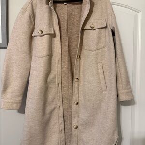 Blank NYC Beige/Blush Utility Jacket